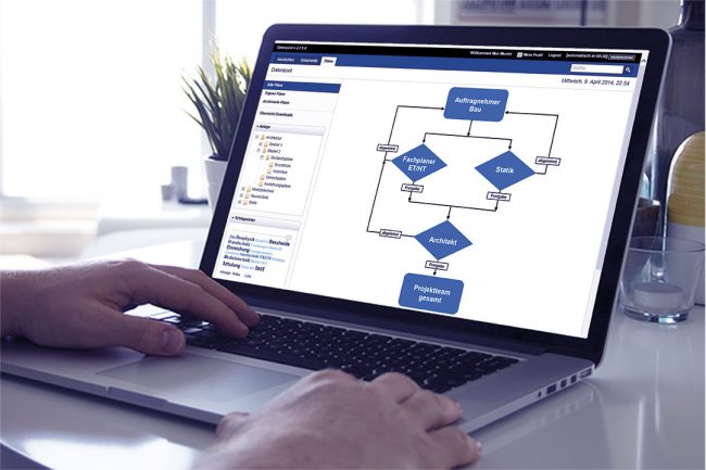 Workflow im Datenpool - absolute Transparenz